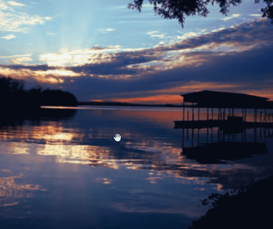 La Verne, Tennessee the lake with a dock in the background