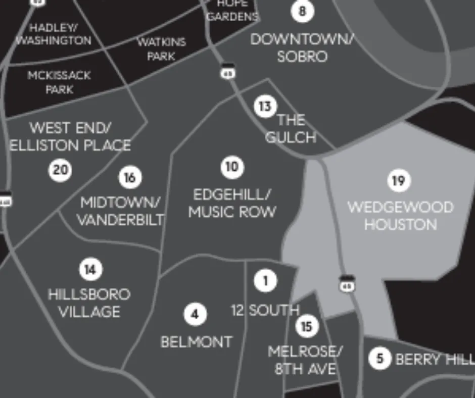 Wedgewood Houston Map