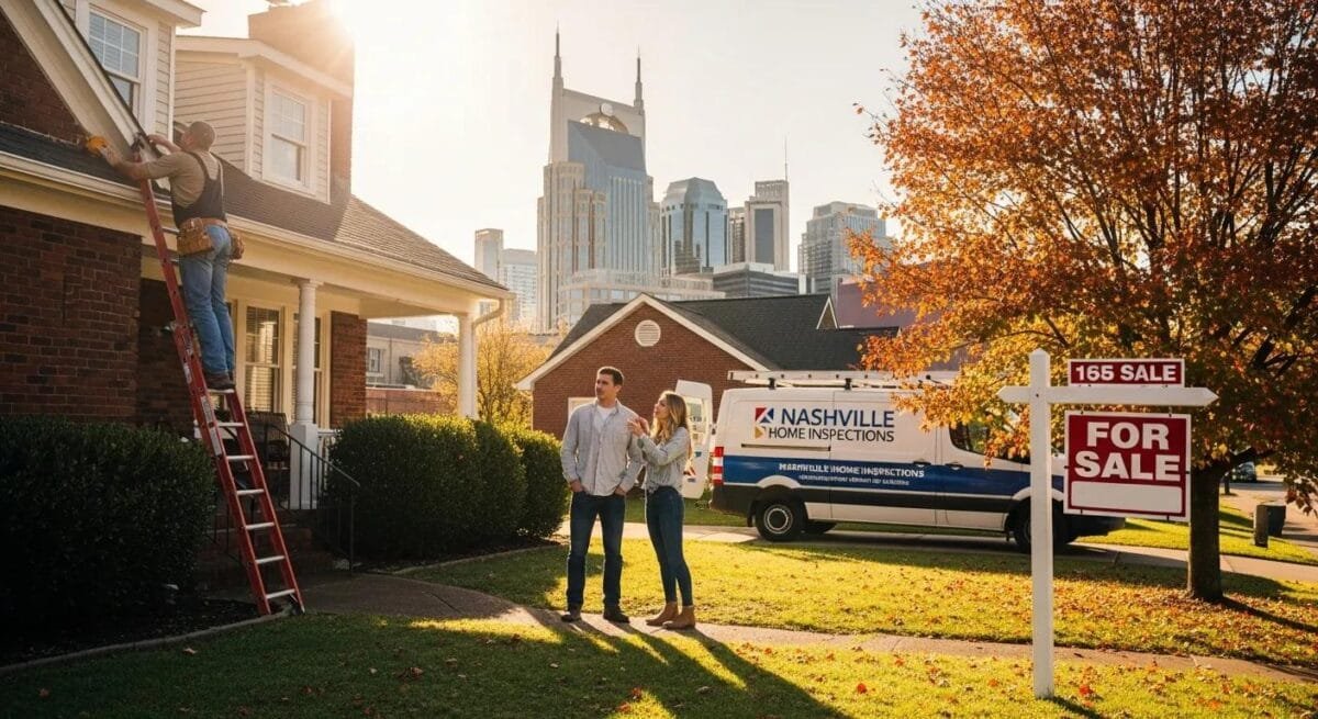 Home inspection in progress in Nashville