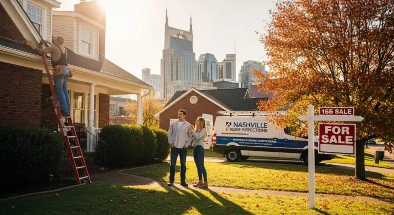 Home inspection in progress in Nashville